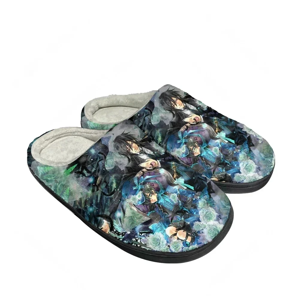 Men Shoes Black - Sandal Katun Fashion Kartun Kustom untuk