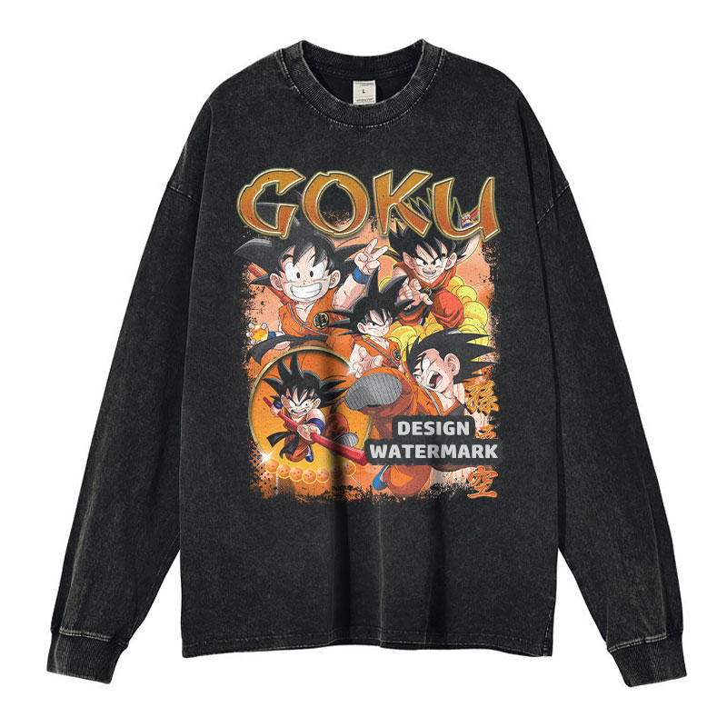 Men'S Shoes Xl - Kaos Anime Dragon Ball Lengan Panjang