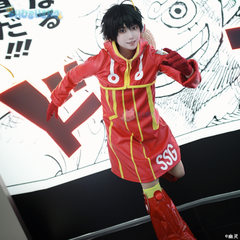 Men Shoes Red - Kostum Cosplay Monkey D Luffy Egghead