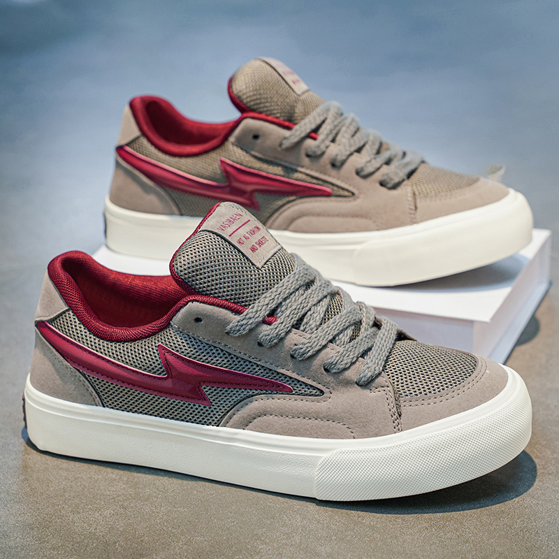 Men Shoes White Colour - Sepatu Sneakers Kulit PU Putih Ringan