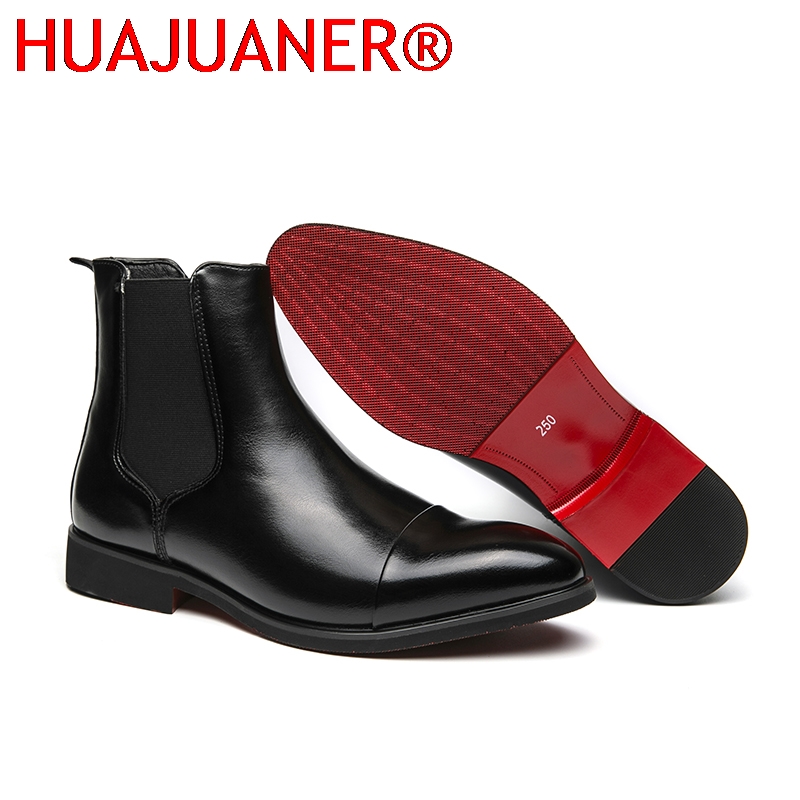 Men'S Shoes Qn - Sepatu Chelsea Hitam Pria Gaya Inggris