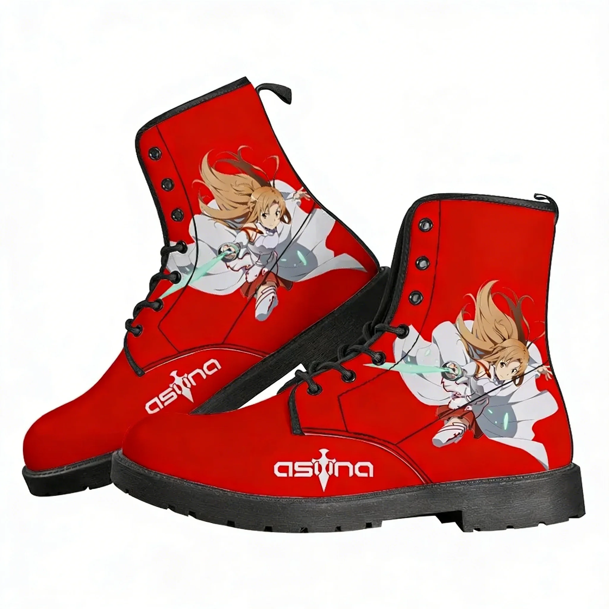 Men Shoes Online - Sword Art Online Asuna Boots Sepatu