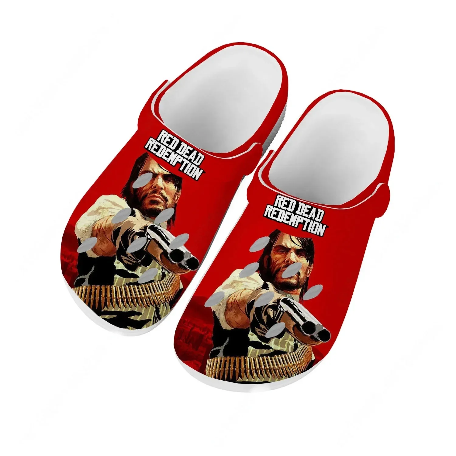 Men Shoes Red - Sandal Red Dead Redemption Pria Wanita