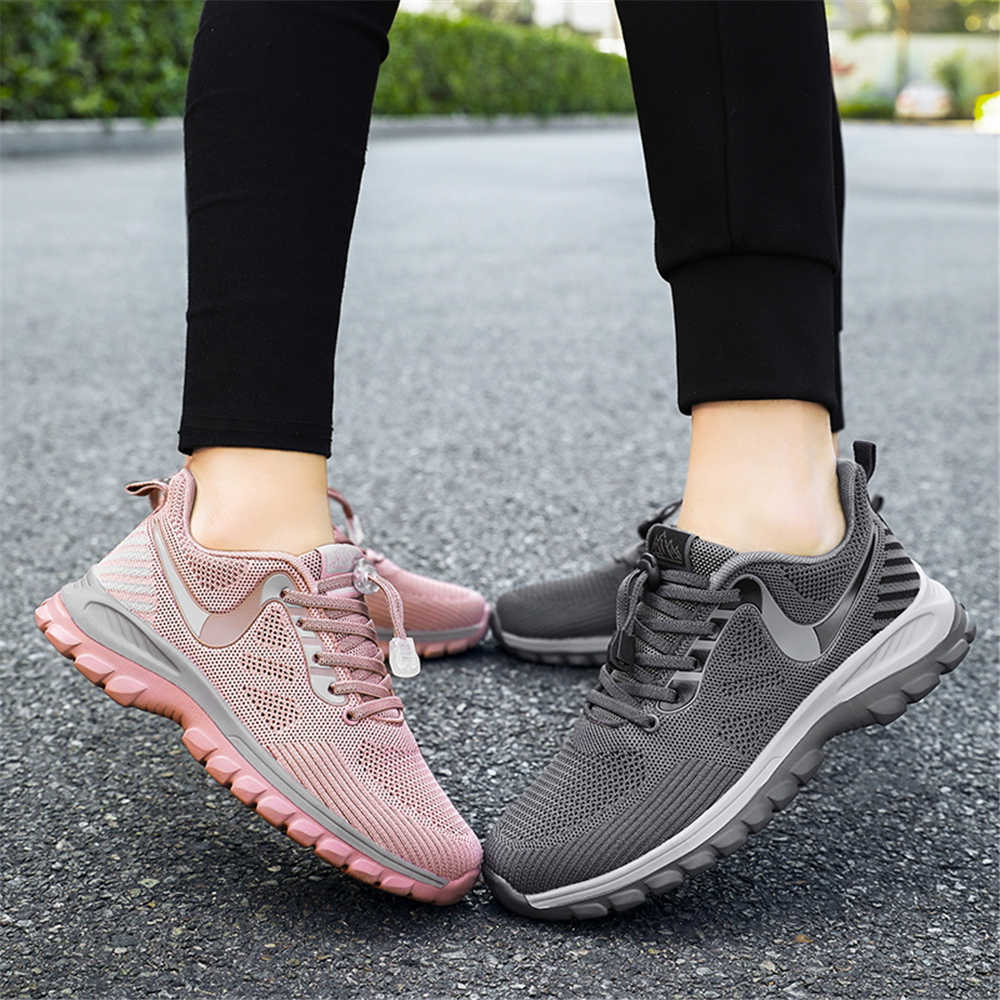 Men Shoes Red - Sepatu Rajut Anti Selip Pria Ukuran