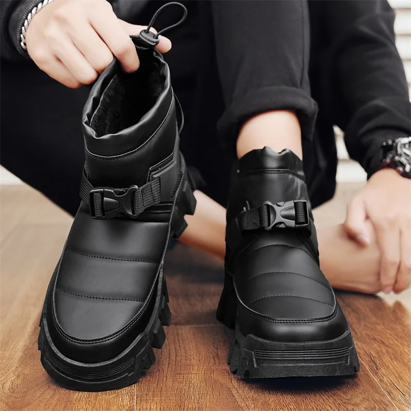 Men Shoes Online - Sepatu Bot Salju Musim Dingin Pria