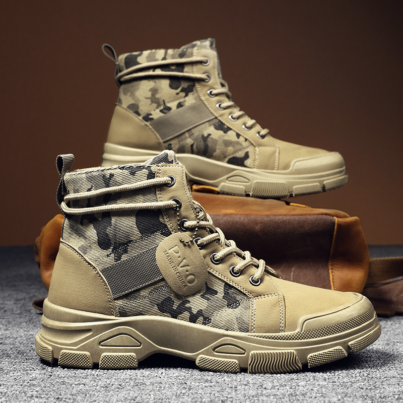 Men'S Shoes No Laces - Sepatu Bot Tinggi untuk Pria Sepatu
