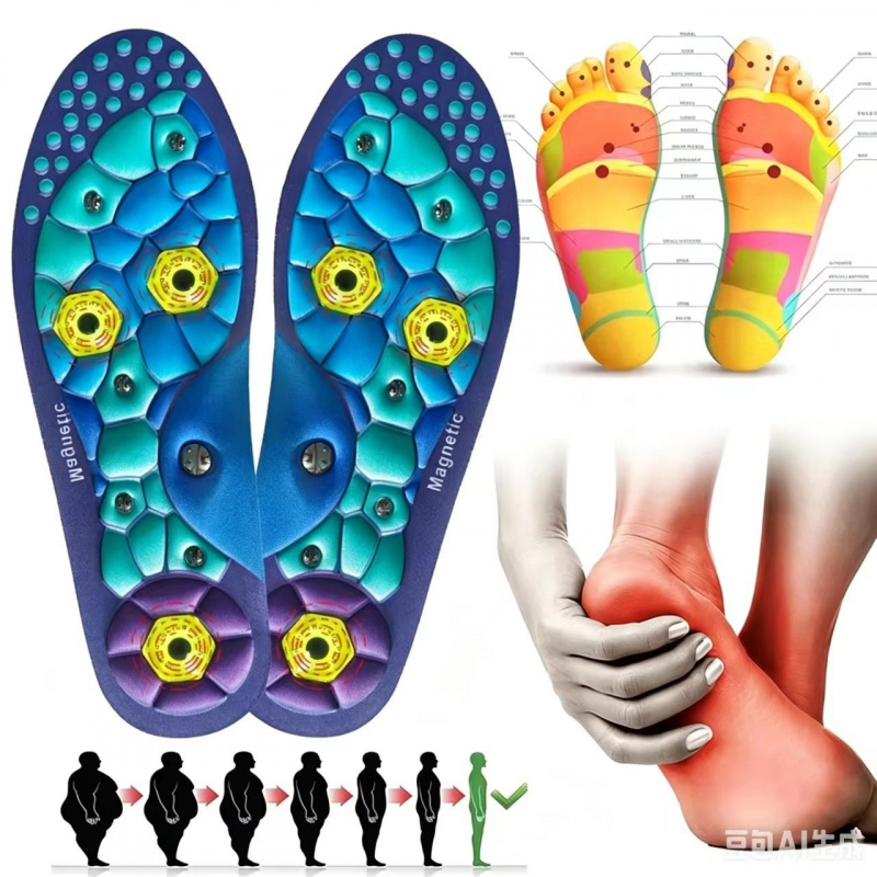 Men Shoes Outlet - Sol Sepatu Pijat Akupuntur Magnetik Nyaman,