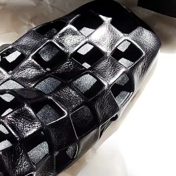 Men Shoes Black - Sandal Wanita Hitam Model Caged Flat