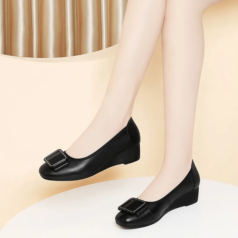 Men'S Shoes Qn - Sepatu Wanita Lucu, Ujung Bulat, Ringan,