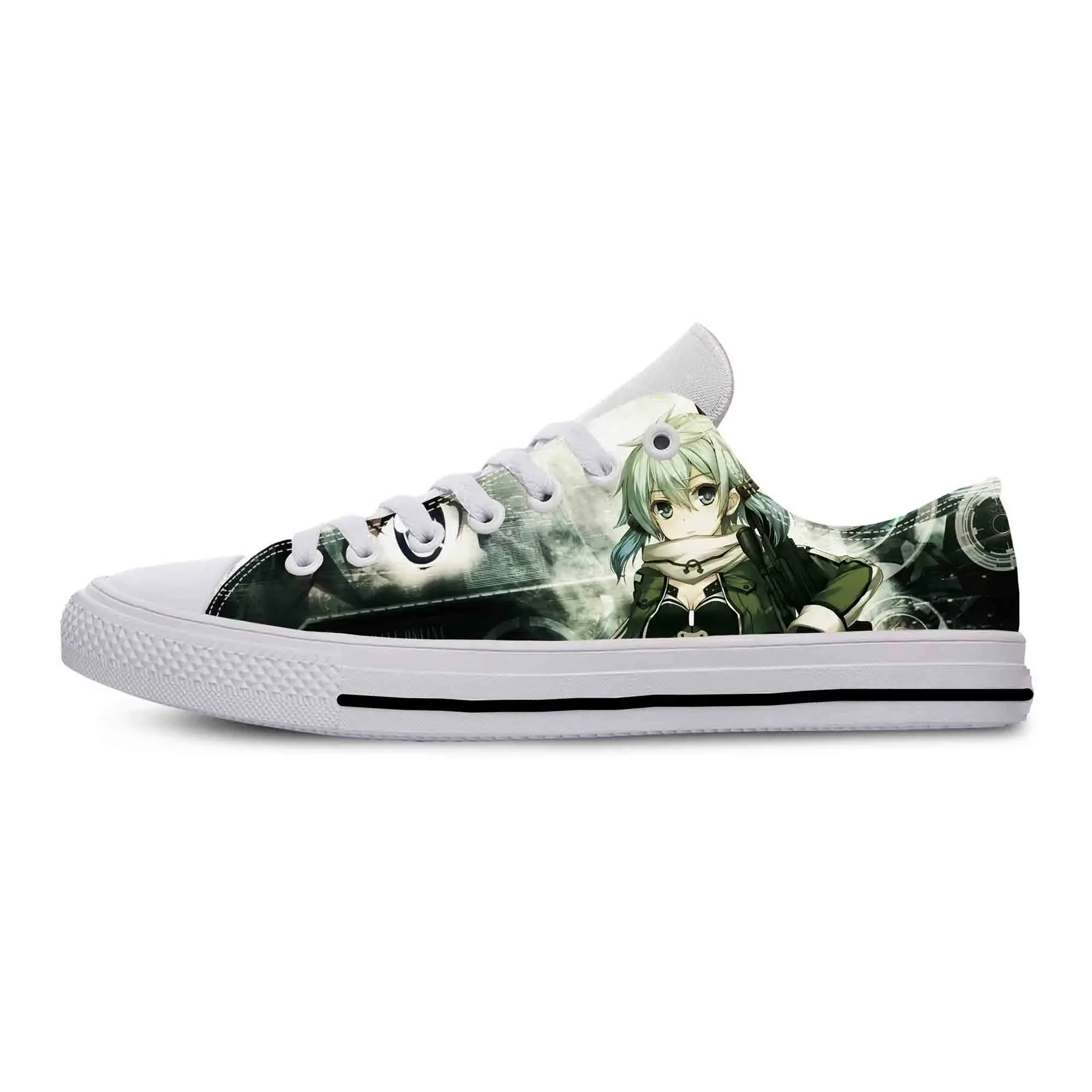 Men Shoes Online - Sepatu Kasual Anime Kartun Manga Sinon