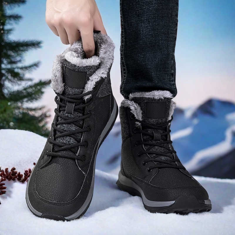 Men Shoes Black - Sepatu High Top Performa Tinggi Sepatu