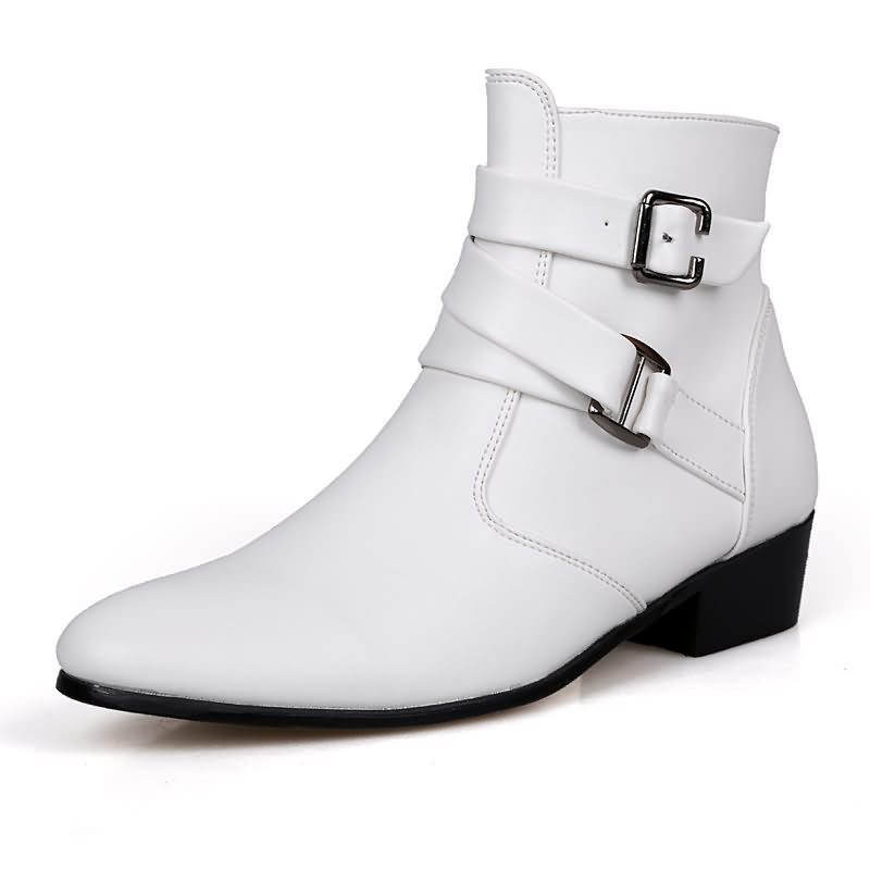 Men Shoes White Colour - Sepatu Bot Pria Mewah Sepatu Bot