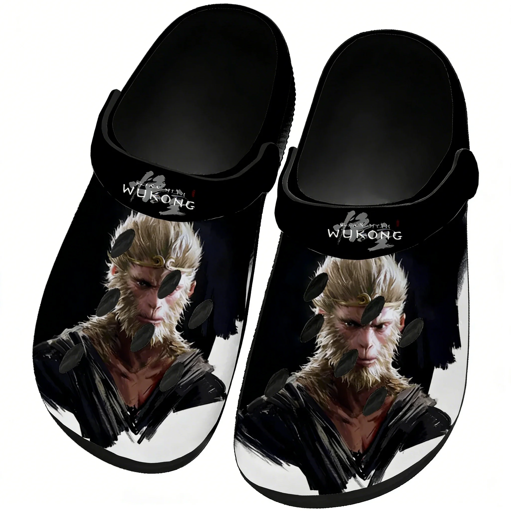 Men Shoes Black - Sandal Black Myth Wukong Wanita Remaja