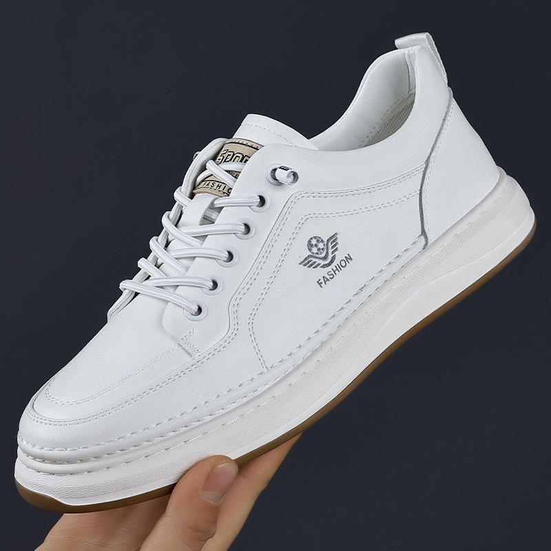Men Shoes White Colour - Sepatu Kulit Sapi Musim Semi Musim