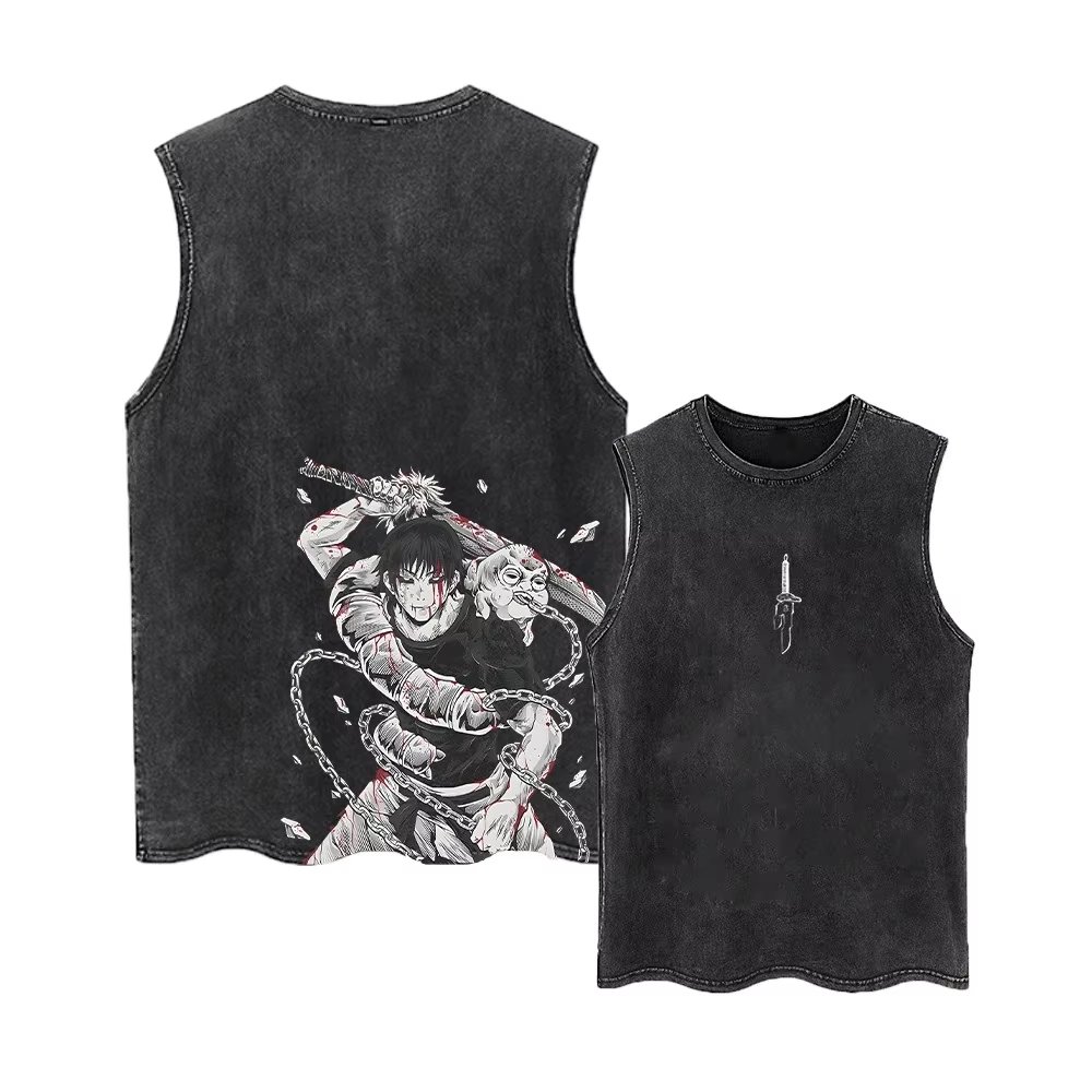 Men Shoes Japan - Kaos Tank Top Anime Jujutsu Kaisen