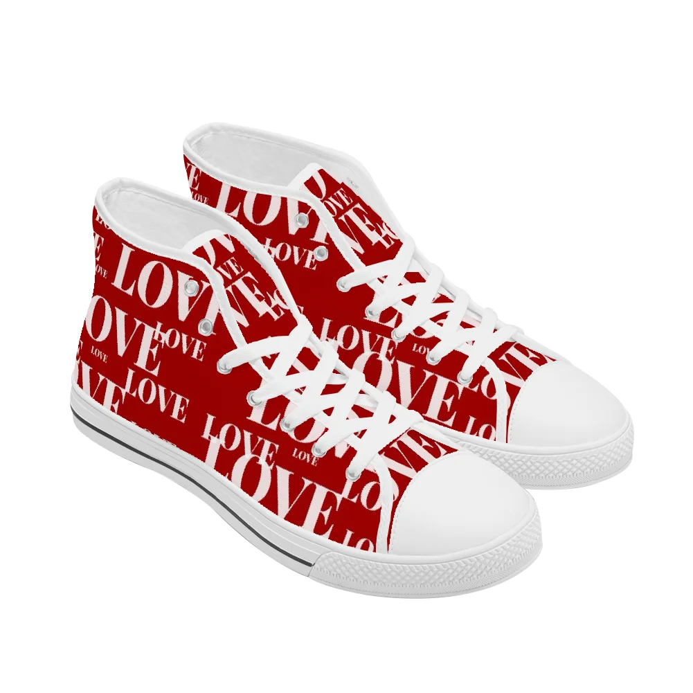 Sepatu kanvas high-top klasik  - Men Shoes Red ulasan dan harga