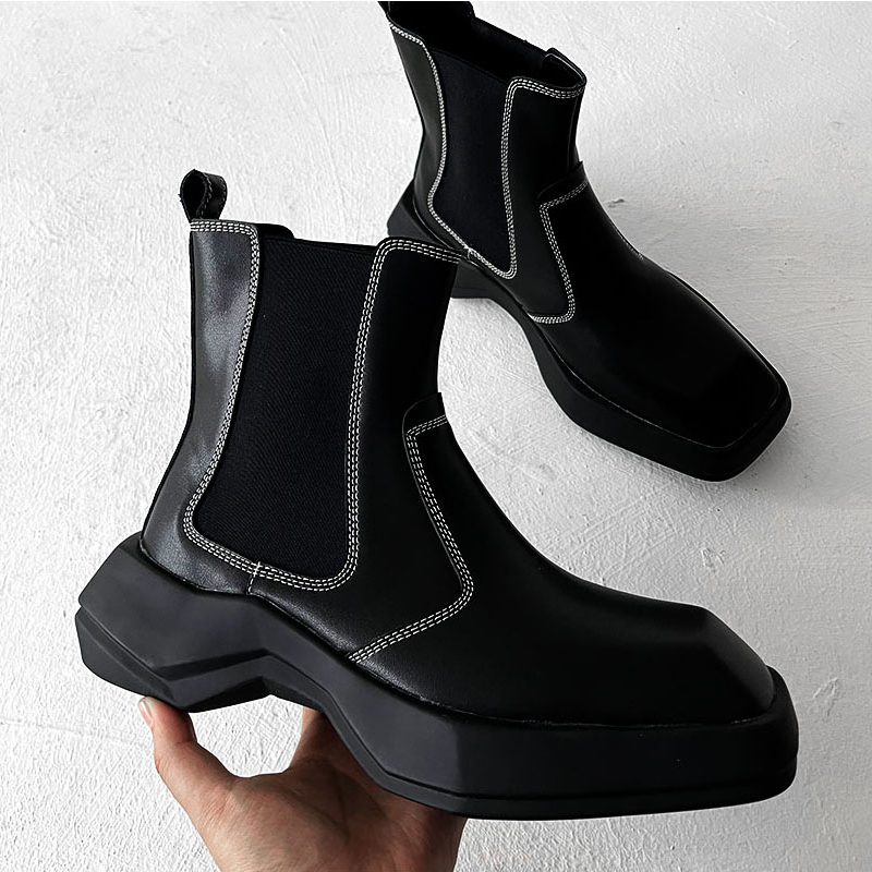 Sepatu Chelsea Fashion Pria Se - Men Shoes White Colour ulasan dan harga
