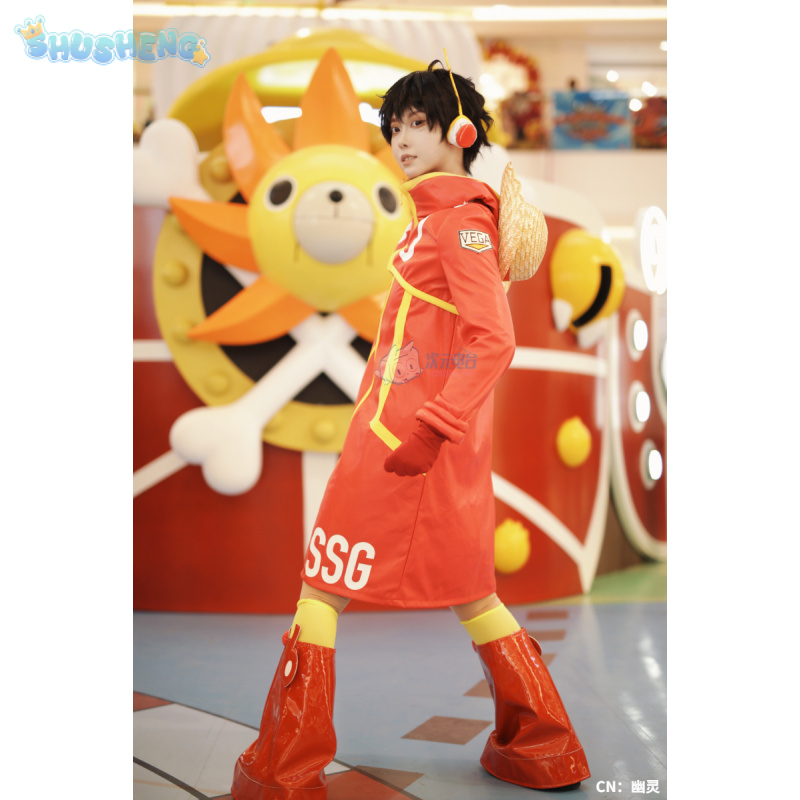 Kostum Cosplay Monkey D Luffy  - Men Shoes Red ulasan dan harga