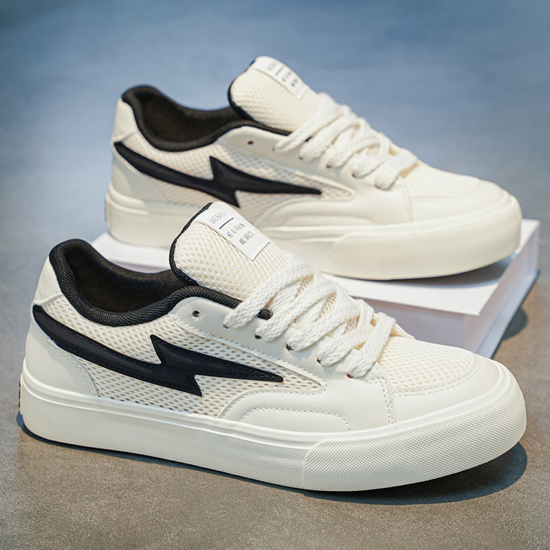 Sepatu Sneakers Kulit PU Putih - Men Shoes White Colour ulasan dan harga
