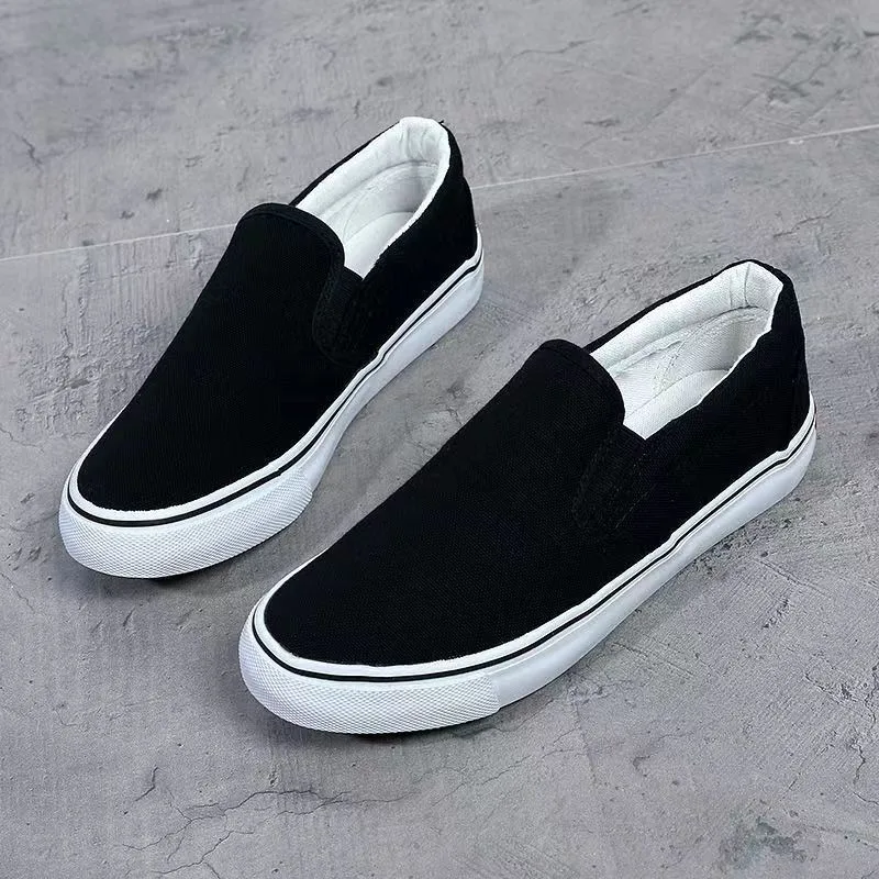 Sepatu kanvas datar pria dan w - Men Shoes White Colour ulasan dan harga