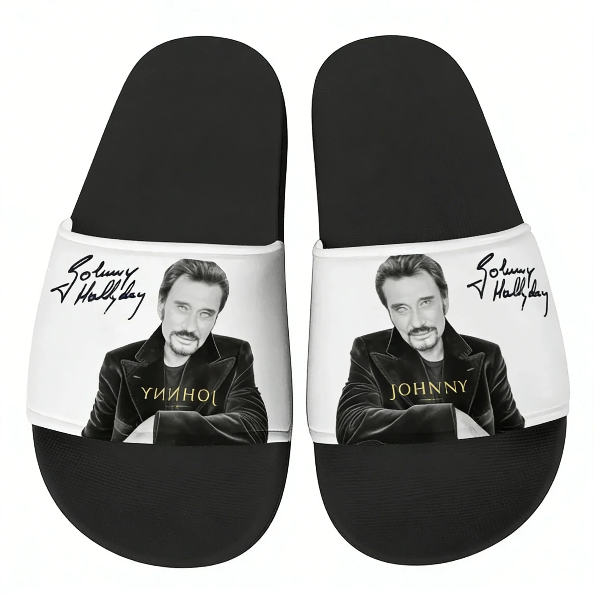 Sandal Johnny Hallyday Pria Wa - Men Shoes Black ulasan dan harga