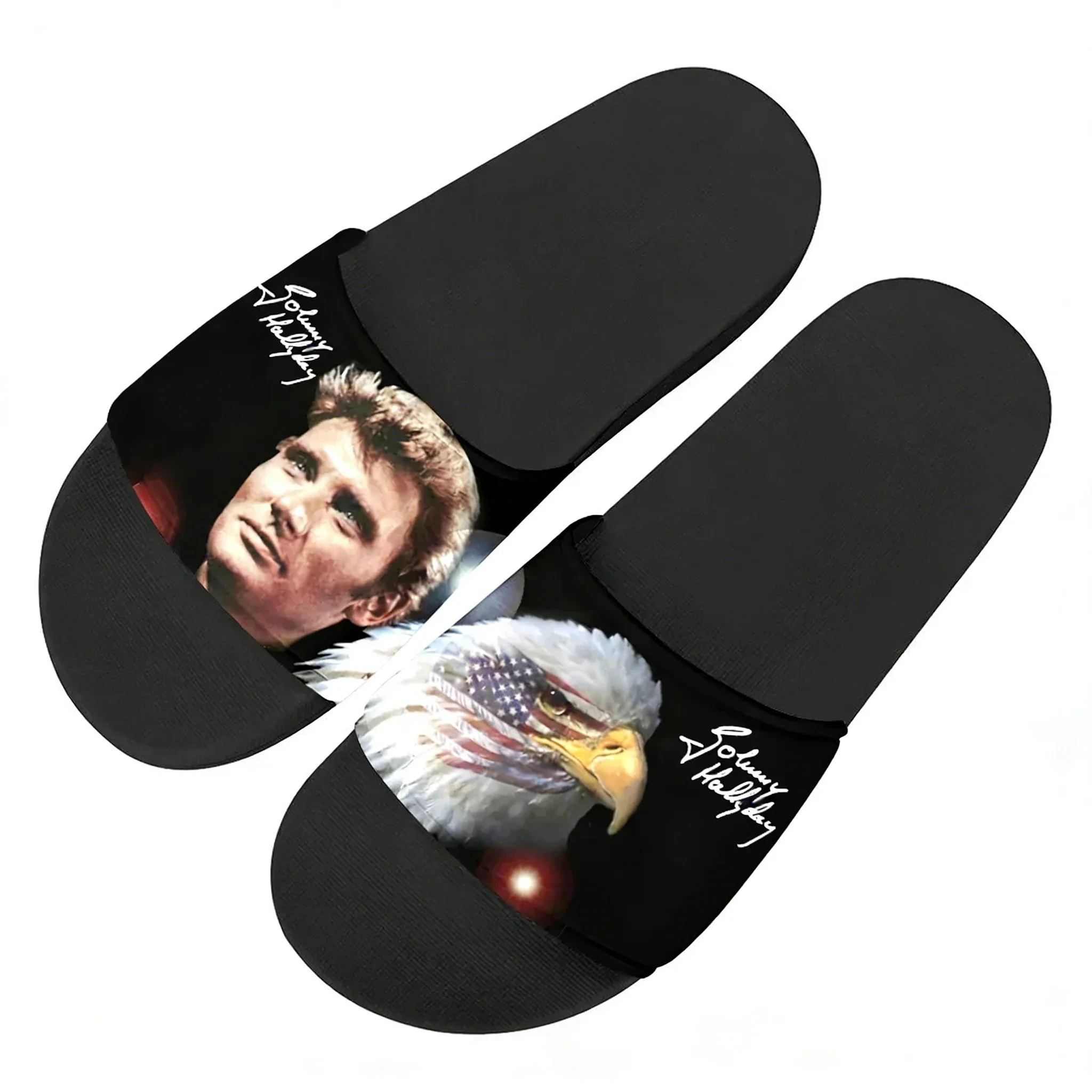 Sandal Johnny Hallyday Pria Wa - Men Shoes Black ulasan dan harga