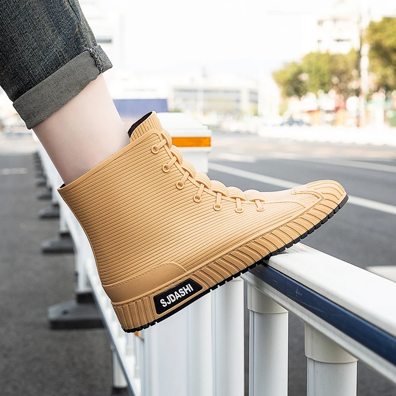 Sepatu Tahan Air Laras Pendek  - Men Shoes Online ulasan dan harga
