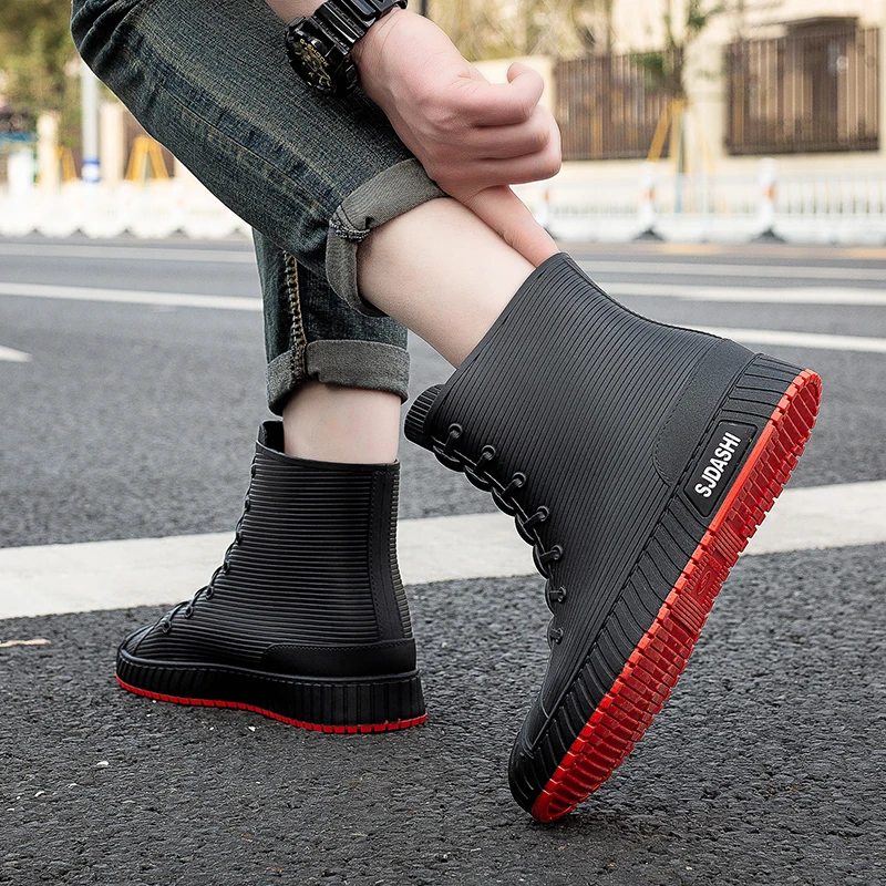 Sepatu Tahan Air Laras Pendek  - Men Shoes Online ulasan dan harga