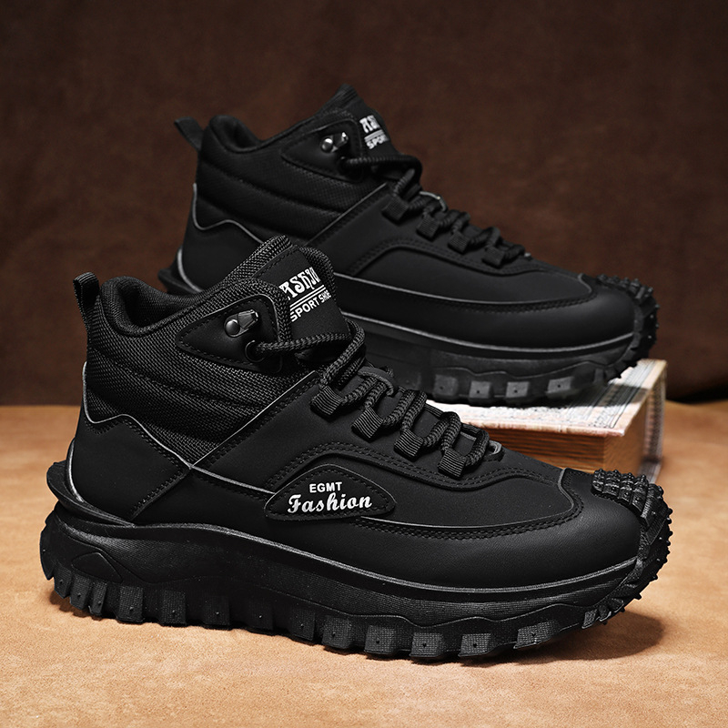 Sepatu Hiking Pria Hitam Putih - Men Shoes White Colour ulasan dan harga