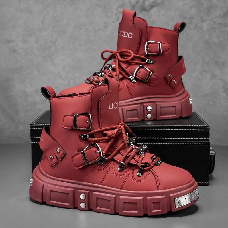 Sepatu Bot Merek Asli untuk Pr - Men Shoes Red ulasan dan harga