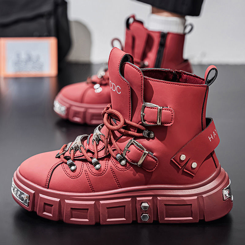 Sepatu Bot Merek Asli untuk Pr - Men Shoes Red ulasan dan harga