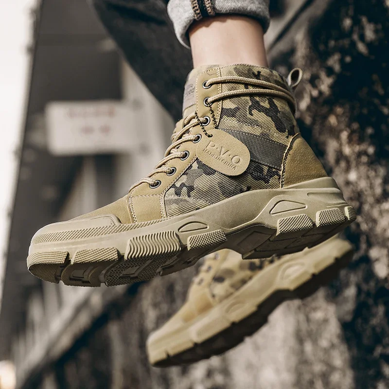 Sepatu Bot Tinggi untuk Pria S - Men'S Shoes No Laces ulasan dan harga