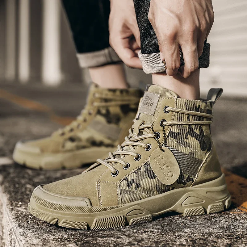 Sepatu Bot Tinggi untuk Pria S - Men'S Shoes No Laces ulasan dan harga