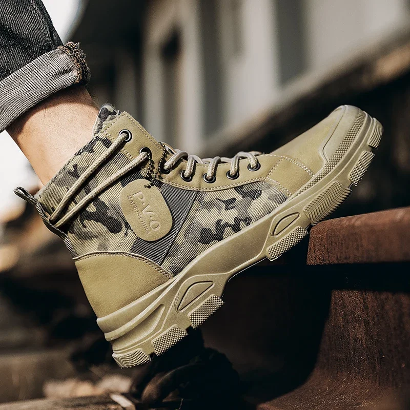 Sepatu Bot Tinggi untuk Pria S - Men'S Shoes No Laces ulasan dan harga