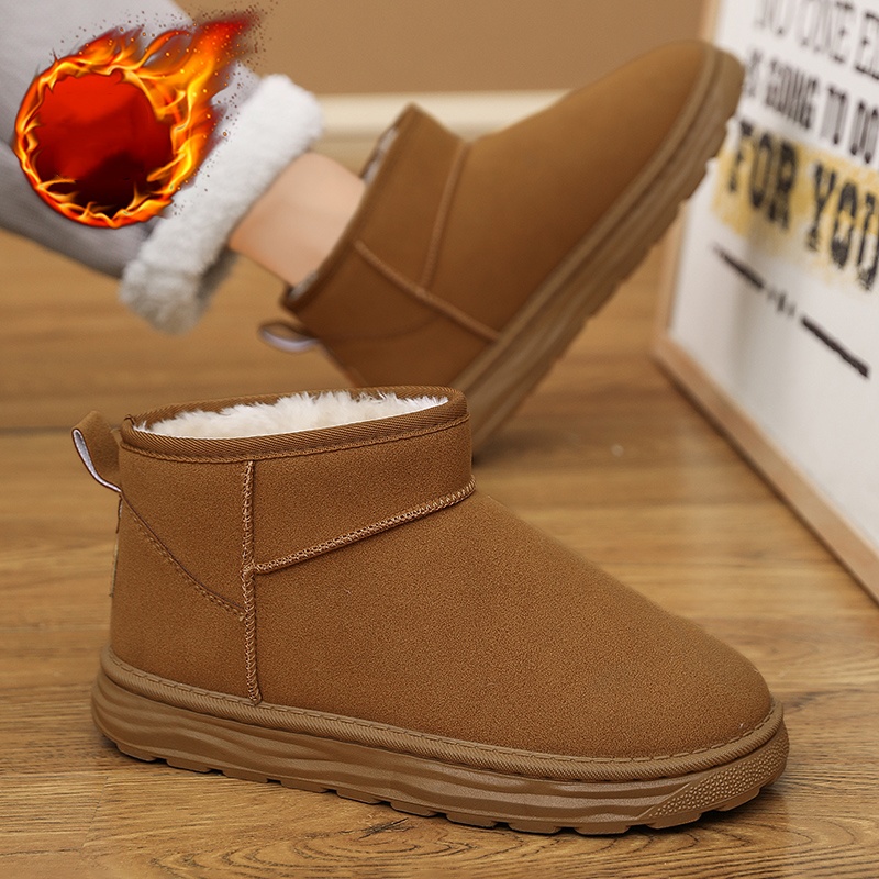 Sepatu Bot Salju Pendek Anti D - Men Shoes Online ulasan dan harga