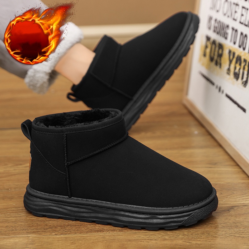Sepatu Bot Salju Pendek Anti D - Men Shoes Online ulasan dan harga
