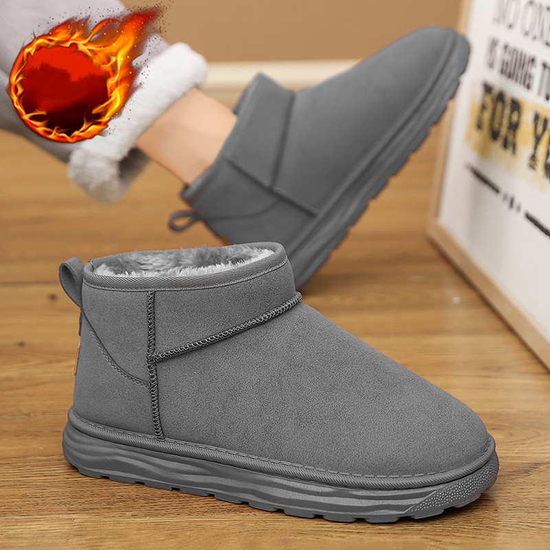 Sepatu Bot Salju Pendek Anti D - Men Shoes Online ulasan dan harga