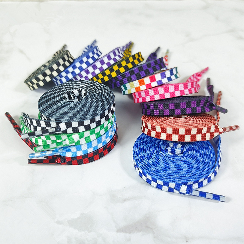 Tali Sepatu Kotak-kotak Jahita - Men Shoes White Colour ulasan dan harga