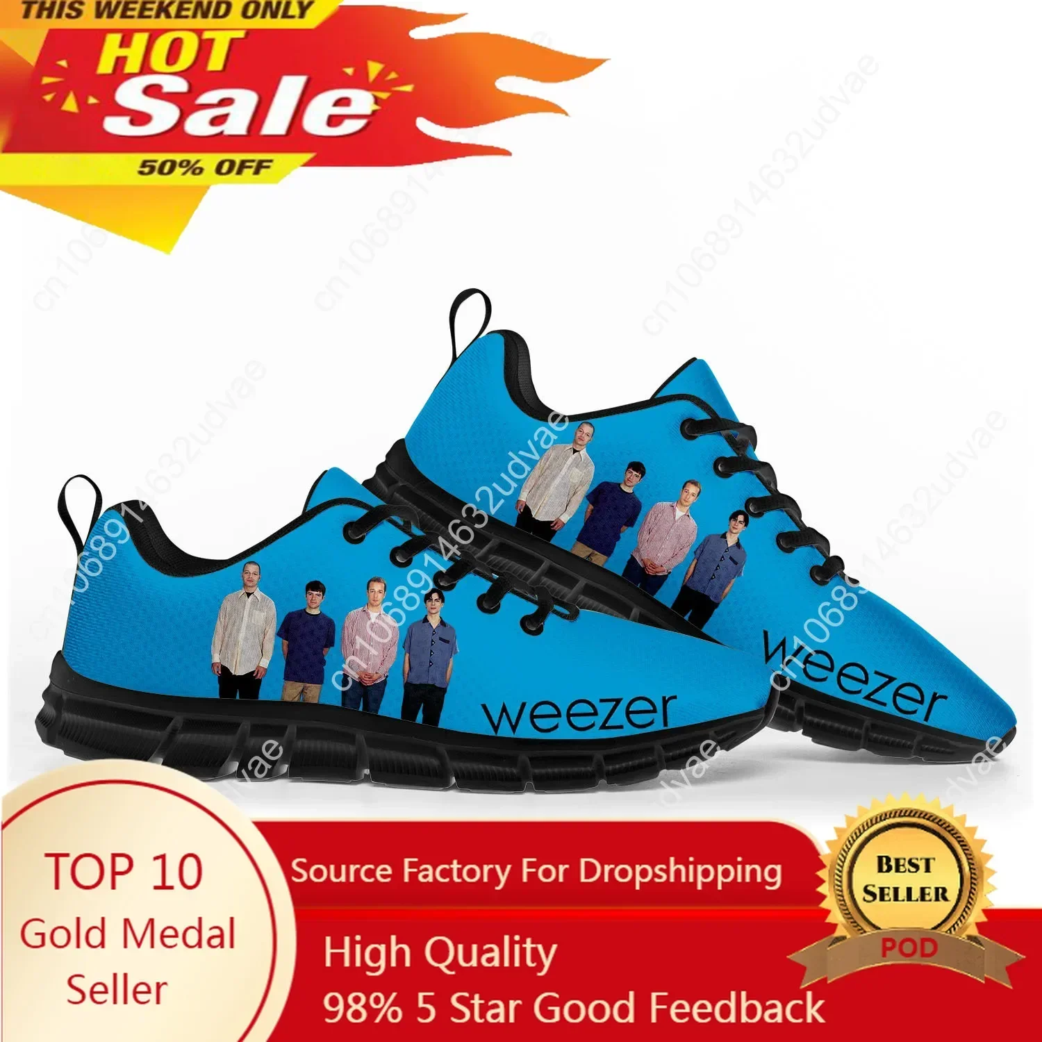 Sepatu Olahraga Weezer Sepatu  - Men'S Shoes No Laces ulasan dan harga