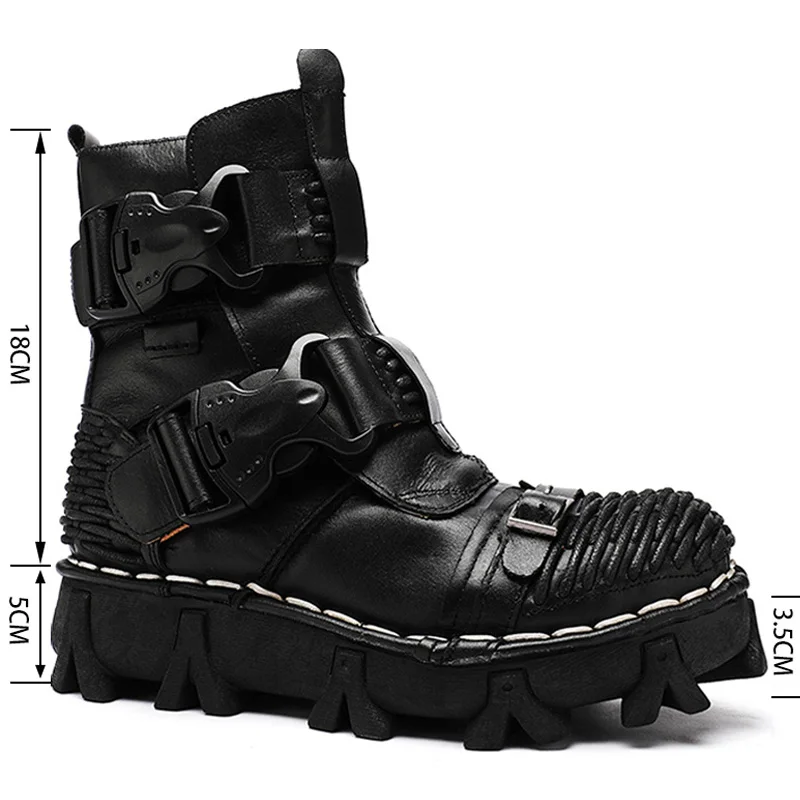 Sepatu Bot Sepeda Motor Kulit  - Men Shoes Red ulasan dan harga