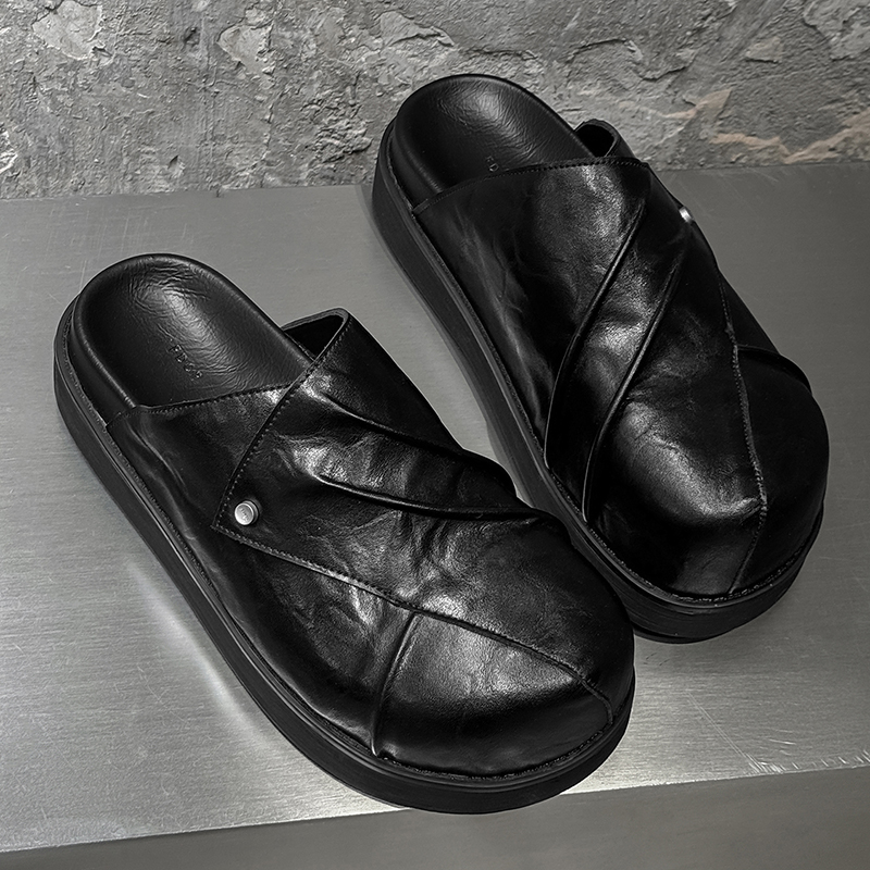 Sepatu Kulit Pria Modis Trendi - Men Shoes Black ulasan dan harga