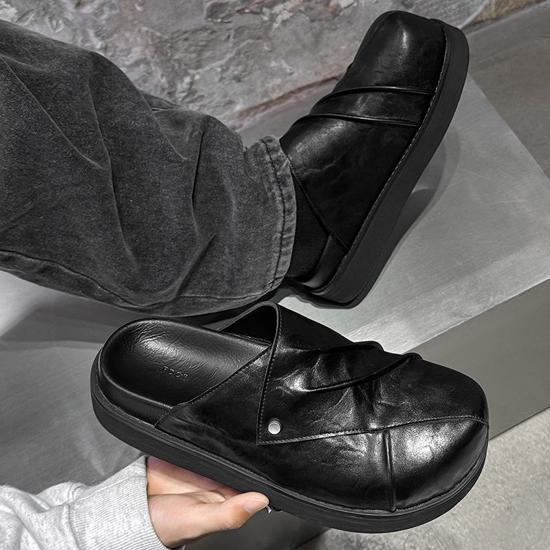 Sepatu Kulit Pria Modis Trendi - Men Shoes Black ulasan dan harga