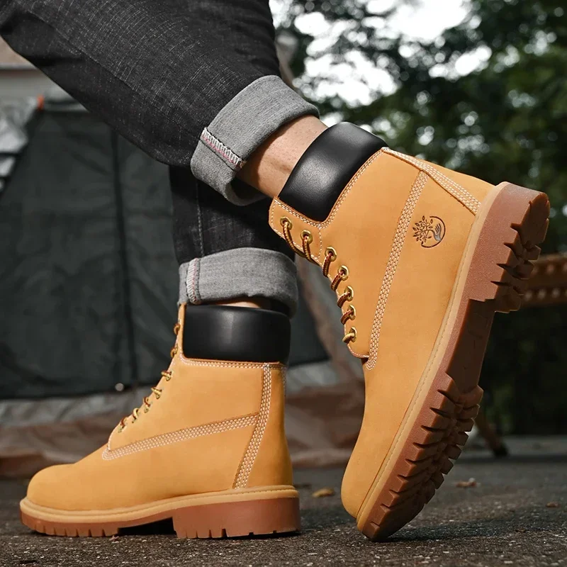 Sepatu Boots Pria High Top Ber - Men'S Shoes Qn ulasan dan harga