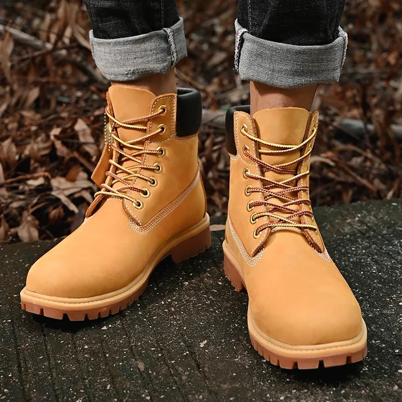 Sepatu Boots Pria High Top Ber - Men'S Shoes Qn ulasan dan harga