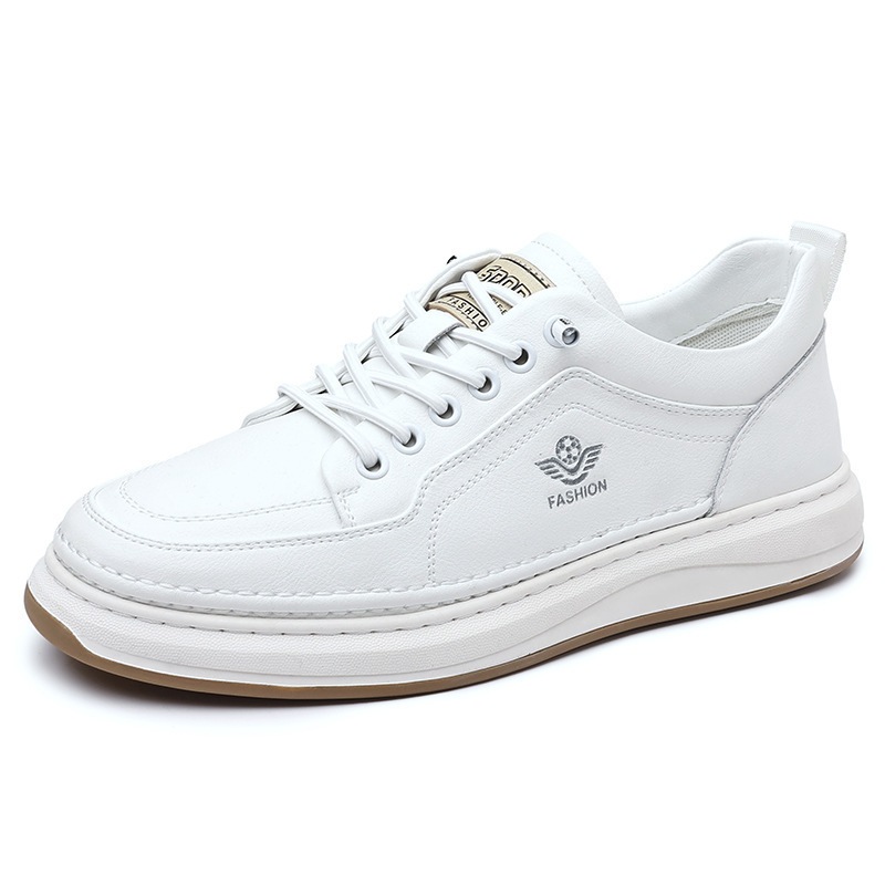 Sepatu Kulit Sapi Musim Semi M - Men Shoes White Colour ulasan dan harga