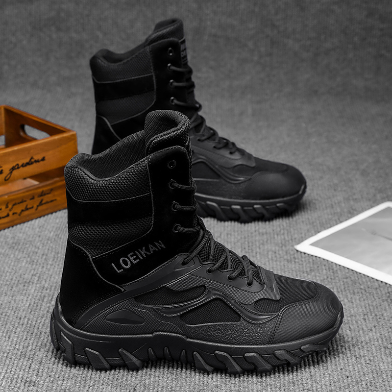 Sepatu Bot Taktis Militer Pria - Men'S Shoes Hugo Boss ulasan dan harga