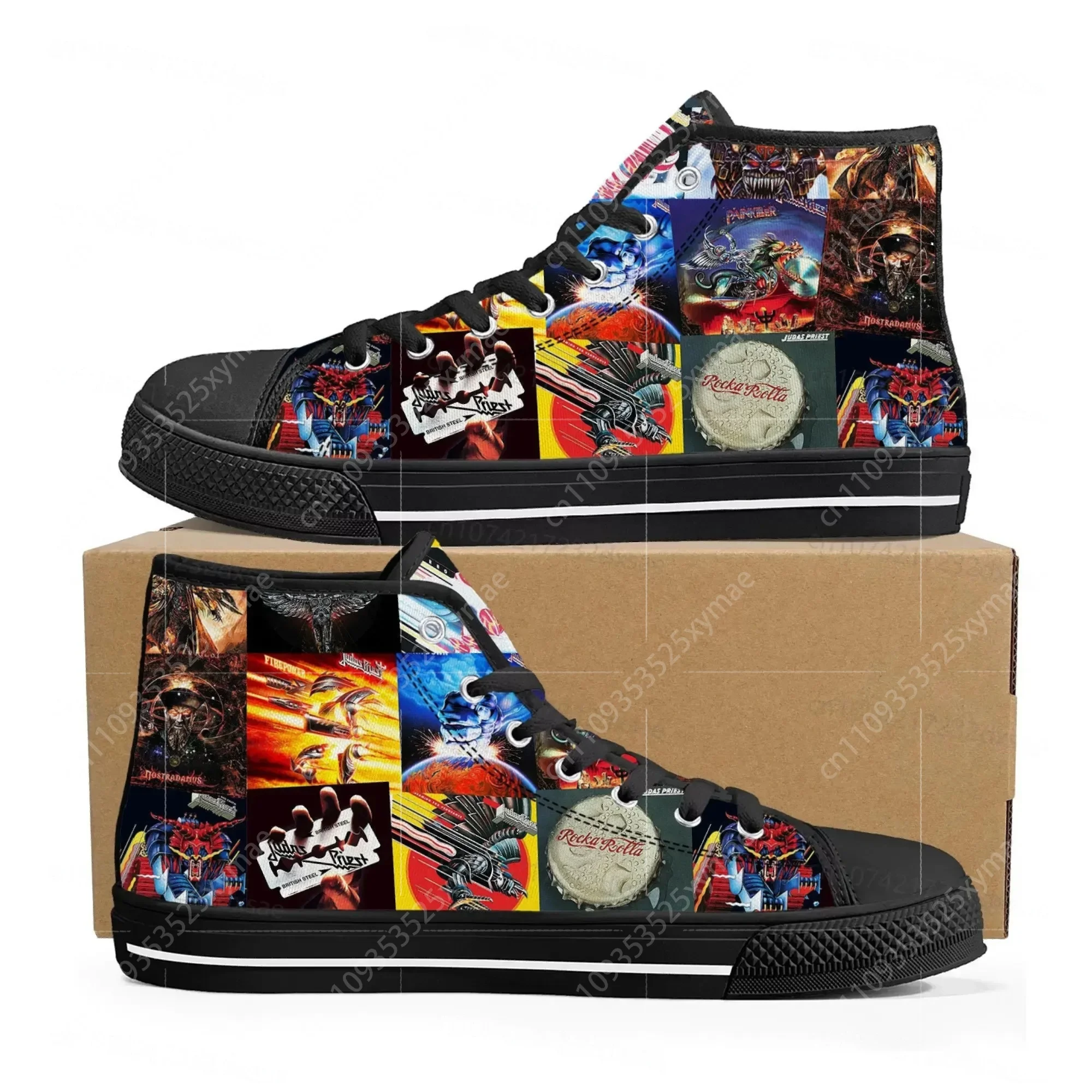 Judas Priest Heavy Metal Rock  - Men'S Shoes Qn ulasan dan harga